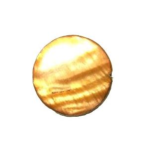 Helmiäinen kolikko 20 mm punaruskea