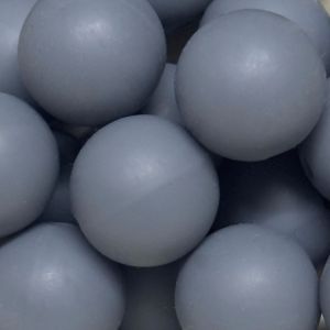 Silikonihelmi pyöreä tummanharmaa