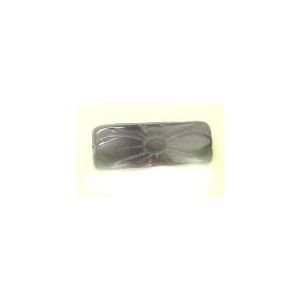 Suorakaide 20x8 mm ametisti-valkoinen 1 kpl