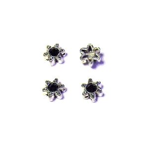 Swarovski korulinkki tähti jet /platina 1 kpl