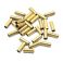 Metallihelmi messinki sileä putki 10x3 mm 20 kpl