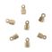 Nauhanpääte antiikkimessinki puristettava silmukalla 6x3 mm 10 kpl