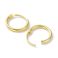 Korvakorurengas 10x2 mm 18k kullattua 925 sterlinghopeaa 1 pr
