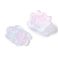 Kukkalinkki lootus n. 15x20 mm pinkki/sininen 4 kpl