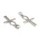 Metalliriipus Ankh-risti 4,4x2,7 cm 202 teräs teräksenvärinen 1 kpl