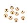 Kalotti sileä 18k kullattu 6 mm 10 kpl