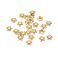 Kalotti antiikkikullanvärinen pieni daisy-kukka aaltoreuna 6,5 mm n. 20 kpl