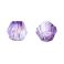 Särmikäs lasihelmi kaksoiskartio 4-4,5 mm värikäsitelty vaalea violetti AB n. 50 kpl