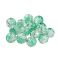 Pyöreä lasihelmi jääkukka 8 mm green ice 10 kpl