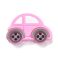 Silikonihelmi auto "kupla" pinkki 21,5x32 mm