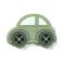 Silikonihelmi auto "kupla" armeijanvihreä 21,5x32 mm
