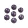 Pyöreähkö lasihelmi opaakki tumma ametisti 8 mm 20 kpl