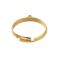 Sormuspohja 18k kullattua 316 terästä säädettävä yhdellä silmukalla