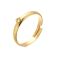 Sormuspohja 18k kullattua 316 terästä säädettävä yhdellä silmukalla