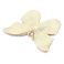 Metalliriipus emali iso perhonen fuksia / beige / kulta 47x21,5 mm