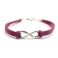Metallimaskotti/riipus/linkki "infinity" hopeanvärinen 24x8 mm
