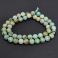 Tukkuerä kivihelmi pyöreä n. 6 mm B+ krysokolla n. 40 cm nauha
