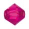 Preciosa® MC Bead Rondelle 6 mm Fuchsia 5 kpl