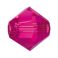 Preciosa® MC Bead Rondelle 4 mm Fuchsia 10 kpl