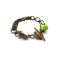 Vintaj Natural Brass™ lukko-osa/riipus koukerot 17x19 mm 1 kpl
