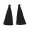 Tasseli premium 7-8 cm pitkä, 0,8-0,9 cm paksu, musta 1 kpl