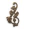 Vintaj Natural Brass™ filigraani viininlehti 27x15 mm 1 kpl
