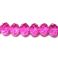 Kristalli Kiina rondelli 5x6 mm hot pink (V) 10 kpl