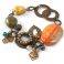Vintaj Natural Brass™ maskotti scarab 11x18 mm 1 kpl
