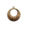 Vintaj Natural Brass™ lukko-osa/riipus koukerot 17x19 mm 1 kpl